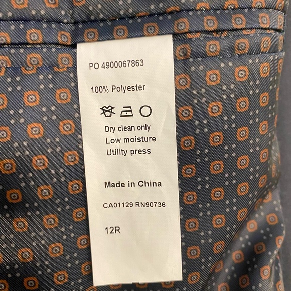 Michael Kors Quilted Boys Blazer Jacket 12 Navy Like New Sports Coat Kid Holiday - Picture 6 of 8